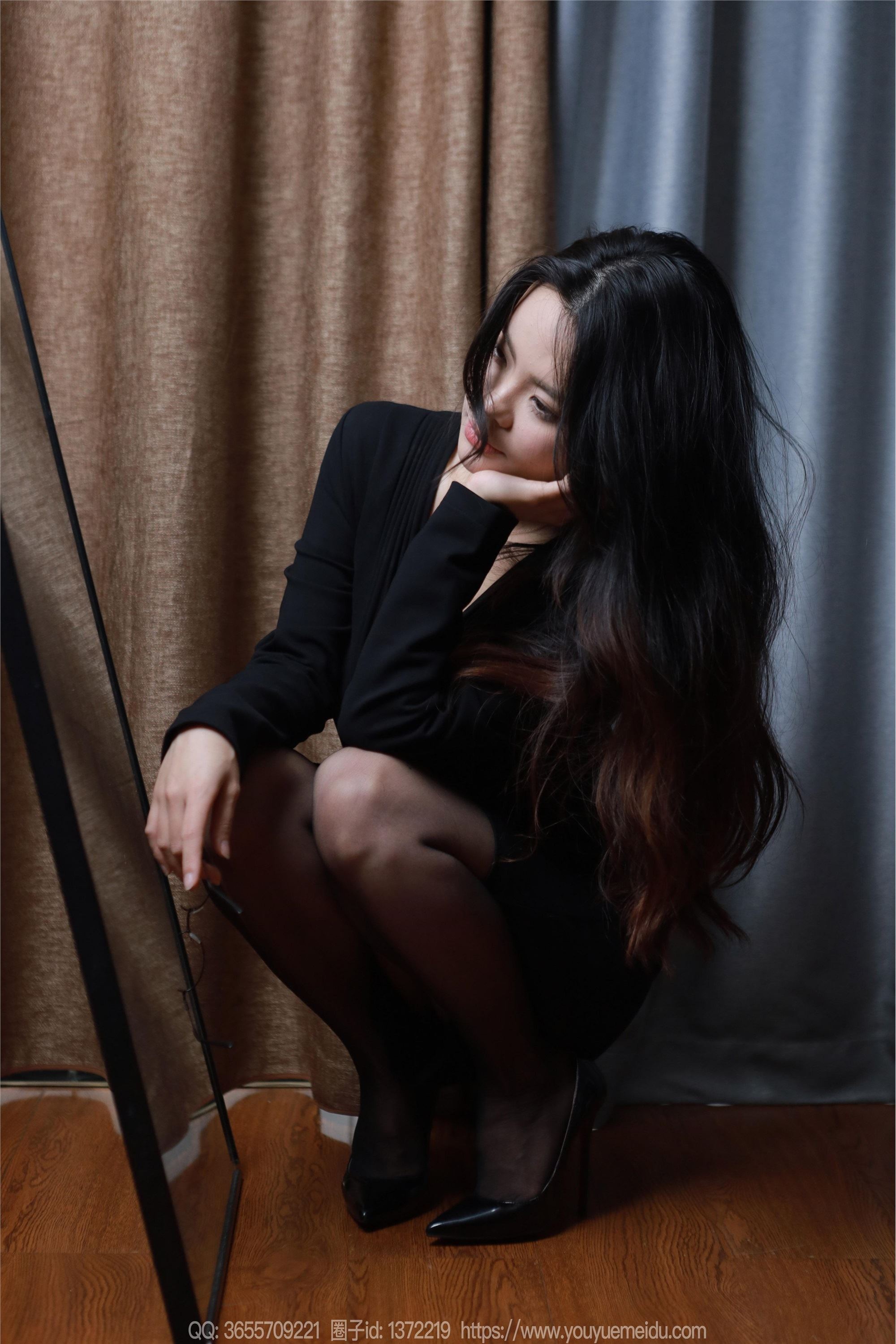 IESS异思趣向  2024.04.12 丝享家 1714 兔兔《魅惑黑衣》